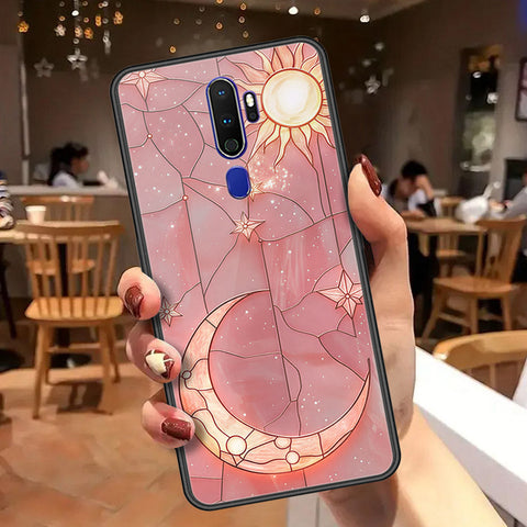 Oppo A5 2020 Cover - Celestial Starry Universe Series  - HQ Ultra Shine Premium Infinity Glass Soft Silicon Borders Case