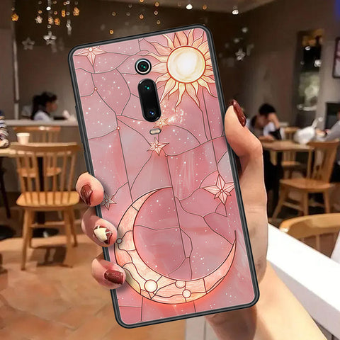 Xiaomi Mi 9T Cover - Celestial Starry Universe Series  - HQ Ultra Shine Premium Infinity Glass Soft Silicon Borders Case
