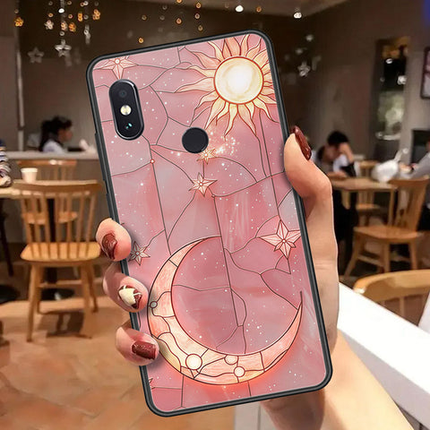 Xiaomi Redmi Note 5 Pro Cover - Celestial Starry Universe Series  - HQ Ultra Shine Premium Infinity Glass Soft Silicon Borders Case
