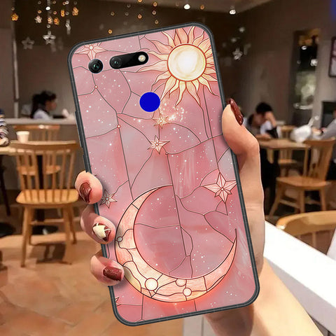 Huawei Honor View 20 Cover - Celestial Starry Universe Series  - HQ Ultra Shine Premium Infinity Glass Soft Silicon Borders Case