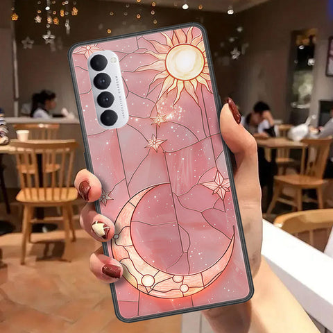 Oppo Reno 4 Pro Cover - Celestial Starry Universe Series  - HQ Ultra Shine Premium Infinity Glass Soft Silicon Borders Case