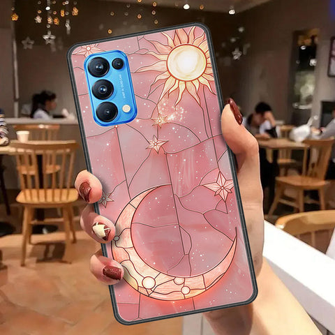 Oppo Reno 5 Pro 5G Cover - Celestial Starry Universe Series  - HQ Ultra Shine Premium Infinity Glass Soft Silicon Borders Case