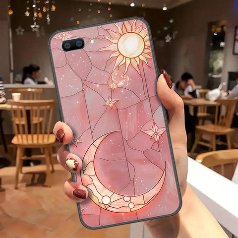 Realme C1 Cover - Celestial Starry Universe Series  - HQ Ultra Shine Premium Infinity Glass Soft Silicon Borders Case