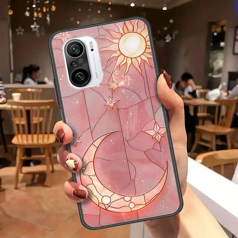 Xiaomi Poco F3 Cover - Celestial Starry Universe Series  - HQ Ultra Shine Premium Infinity Glass Soft Silicon Borders Case