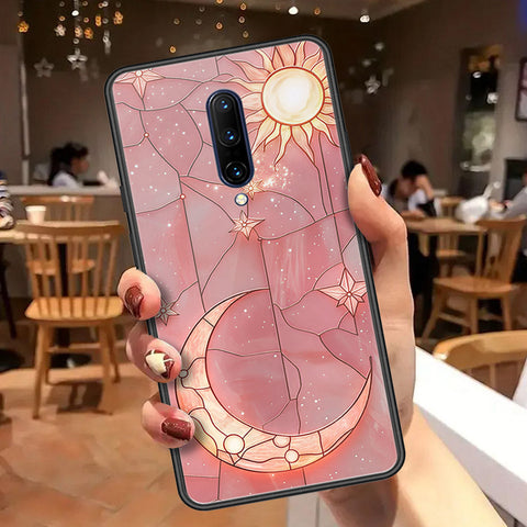 OnePlus 7 Pro Cover - Celestial Starry Universe Series  - HQ Ultra Shine Premium Infinity Glass Soft Silicon Borders Case