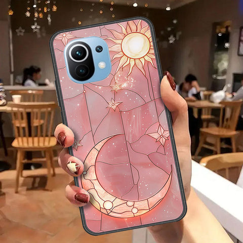 Xiaomi Mi 11 Cover - Celestial Starry Universe Series  - HQ Ultra Shine Premium Infinity Glass Soft Silicon Borders Case