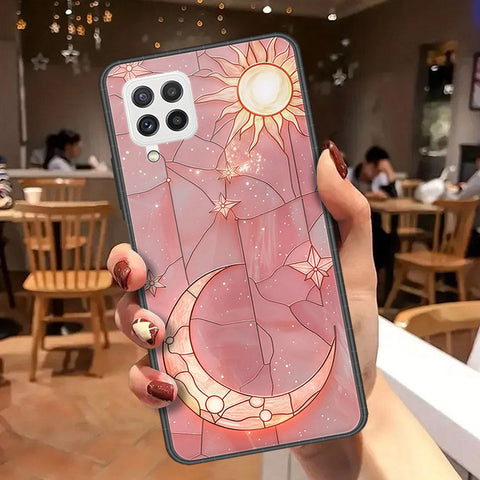 Samsung Galaxy M32 Cover - Celestial Starry Universe Series  - HQ Ultra Shine Premium Infinity Glass Soft Silicon Borders Case