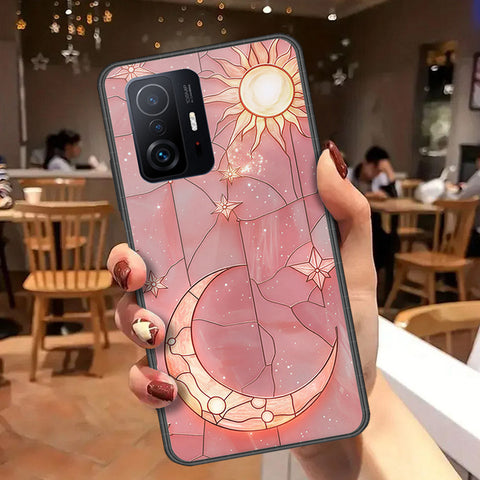 Xiaomi 11T Pro Cover - Celestial Starry Universe Series  - HQ Ultra Shine Premium Infinity Glass Soft Silicon Borders Case