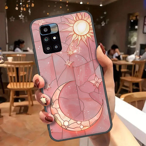 Xiaomi Redmi 10 Cover - Celestial Starry Universe Series  - HQ Ultra Shine Premium Infinity Glass Soft Silicon Borders Case