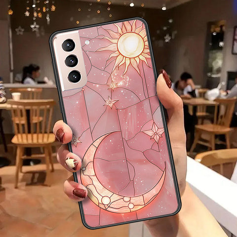Samsung Galaxy S22 5G Cover - Celestial Starry Universe Series  - HQ Ultra Shine Premium Infinity Glass Soft Silicon Borders Case