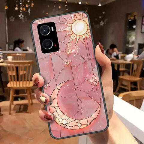Oppo A36 Cover - Celestial Starry Universe Series  - HQ Ultra Shine Premium Infinity Glass Soft Silicon Borders Case