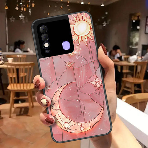 Tecno Spark 8 Cover - Celestial Starry Universe Series  - HQ Ultra Shine Premium Infinity Glass Soft Silicon Borders Case