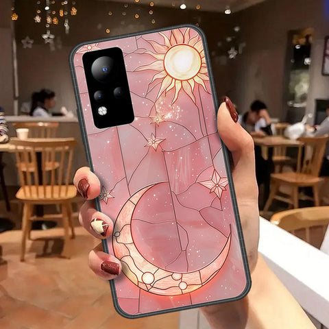 Infinix Note 12 G88 Cover - Celestial Starry Universe Series  - HQ Ultra Shine Premium Infinity Glass Soft Silicon Borders Case