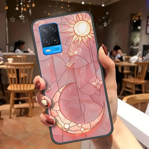Oppo A54 4G Cover - Celestial Starry Universe Series  - HQ Ultra Shine Premium Infinity Glass Soft Silicon Borders Case