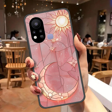 Infinix Hot 11s Cover - Celestial Starry Universe Series  - HQ Ultra Shine Premium Infinity Glass Soft Silicon Borders Case