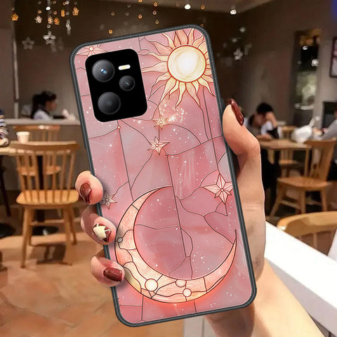 Realme 9 Pro Cover - Celestial Starry Universe Series  - HQ Ultra Shine Premium Infinity Glass Soft Silicon Borders Case