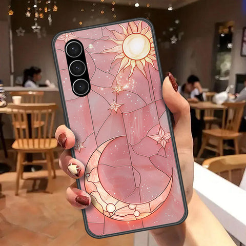 Samsung Galaxy S23 5G Cover - Celestial Starry Universe Series  - HQ Ultra Shine Premium Infinity Glass Soft Silicon Borders Case