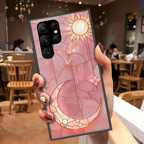Samsung Galaxy S23 Ultra 5G Cover - Celestial Starry Universe Series  - HQ Ultra Shine Premium Infinity Glass Soft Silicon Borders Case