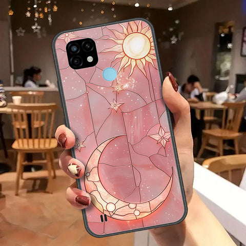 Realme C21 Cover - Celestial Starry Universe Series  - HQ Ultra Shine Premium Infinity Glass Soft Silicon Borders Case