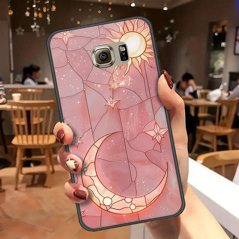 Samsung Galaxy S6 Cover - Celestial Starry Universe Series  - HQ Ultra Shine Premium Infinity Glass Soft Silicon Borders Case