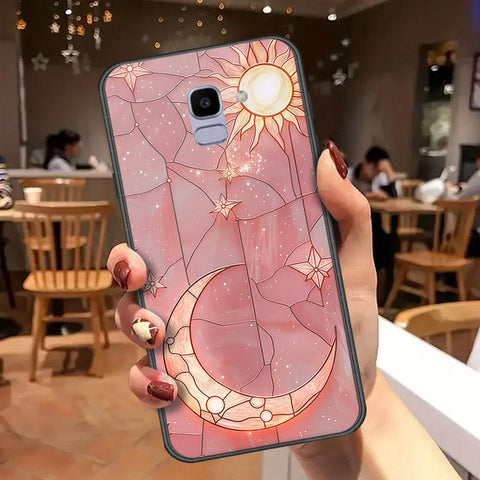 Samsung Galaxy J6 2018 Cover - Celestial Starry Universe Series  - HQ Ultra Shine Premium Infinity Glass Soft Silicon Borders Case