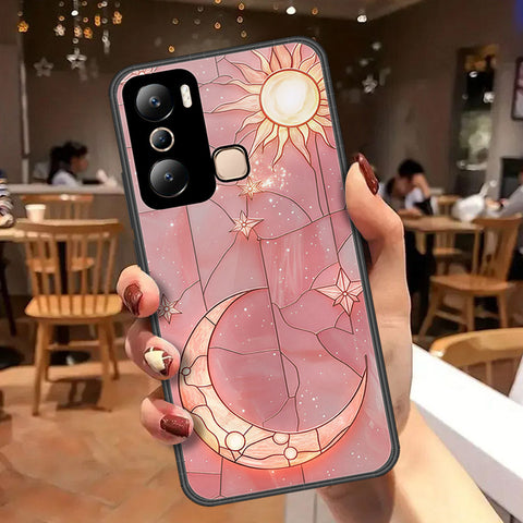 Infinix Hot 20i Cover - Celestial Starry Universe Series  - HQ Ultra Shine Premium Infinity Glass Soft Silicon Borders Case