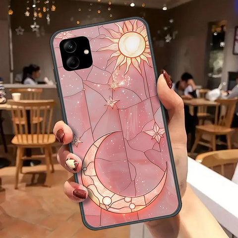 Samsung Galaxy A04 Cover - Celestial Starry Universe Series - HQ Ultra Shine Premium Infinity Glass Soft Silicon Borders Case