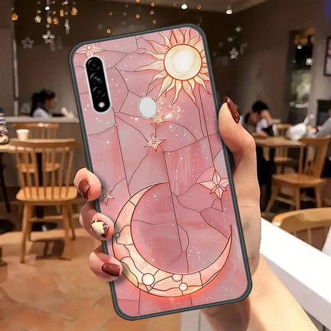 Oppo A8 Cover - Celestial Starry Universe Series  - HQ Ultra Shine Premium Infinity Glass Soft Silicon Borders Case