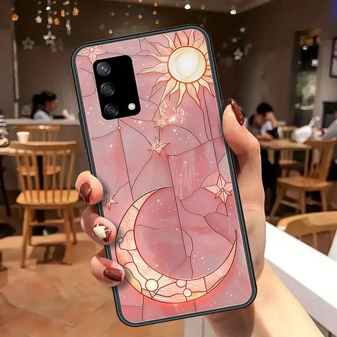 Oppo A74 Cover - Celestial Starry Universe Series  - HQ Ultra Shine Premium Infinity Glass Soft Silicon Borders Case