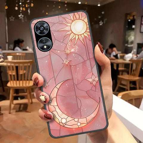 Oppo A58 4G Cover - Celestial Starry Universe Series - HQ Ultra Shine Premium Infinity Glass Soft Silicon Borders Case