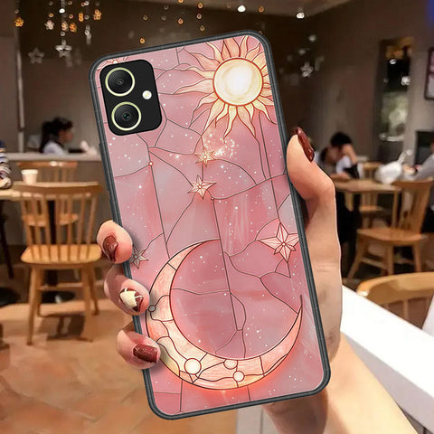 Samsung Galaxy A05 Cover - Celestial Starry Universe Series - HQ Ultra Shine Premium Infinity Glass Soft Silicon Borders Case