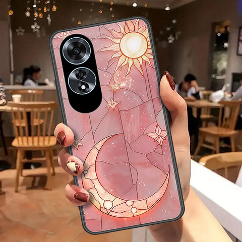 Oppo A60 Cover - Celestial Starry Universe Series - HQ Ultra Shine Premium Infinity Glass Soft Silicon Borders Case