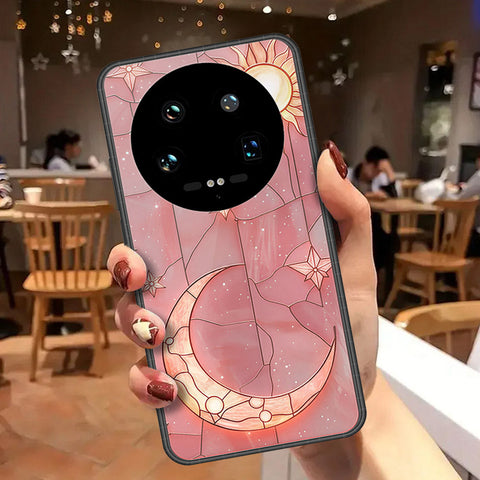 Xiaomi 14 Ultra Cover - Celestial Starry Universe Series - HQ Ultra Shine Premium Infinity Glass Soft Silicon Borders Case