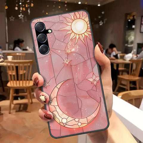 Samsung Galaxy M54 Cover - Celestial Starry Universe Series - HQ Ultra Shine Premium Infinity Glass Soft Silicon Borders Case