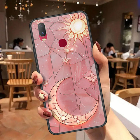 Vivo Y11 2019 Cover - Celestial Starry Universe Series  - HQ Ultra Shine Premium Infinity Glass Soft Silicon Borders Case