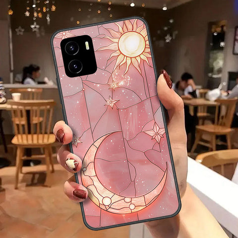 Vivo Y10 Cover - Celestial Starry Universe Series - HQ Ultra Shine Premium Infinity Glass Soft Silicon Borders Case