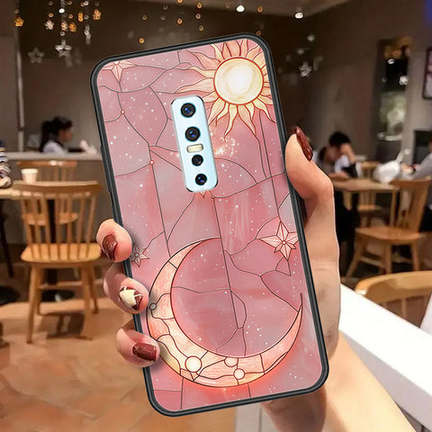 Vivo V17 Pro Cover - Celestial Starry Universe Series  - HQ Ultra Shine Premium Infinity Glass Soft Silicon Borders Case