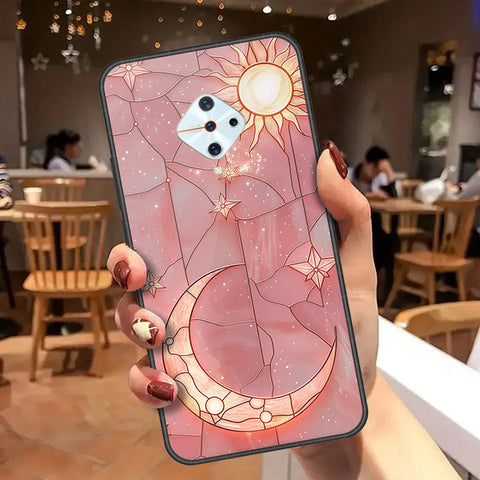 Vivo Y9s Cover - Celestial Starry Universe Series - HQ Ultra Shine Premium Infinity Glass Soft Silicon Borders Case