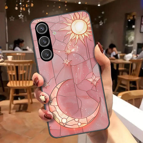 Samsung Galaxy S24 FE Cover - Celestial Starry Universe Series - HQ Ultra Shine Premium Infinity Glass Soft Silicon Borders Case