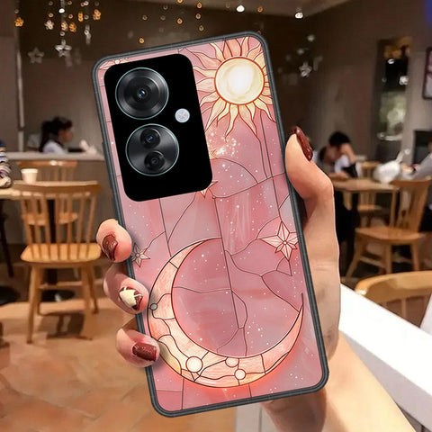 Oppo Reno 11F 5G Cover - Celestial Starry Universe Series - HQ Ultra Shine Premium Infinity Glass Soft Silicon Borders Case