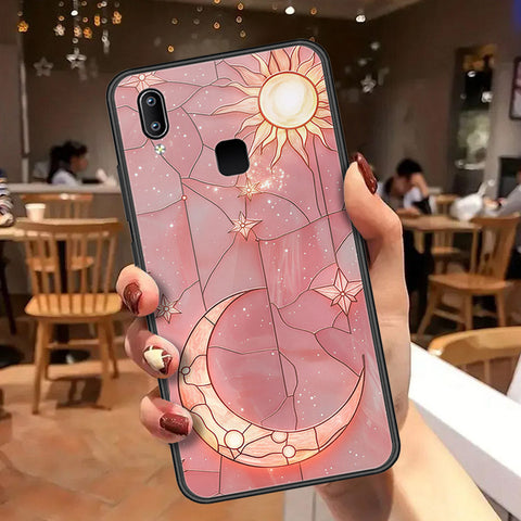 Vivo Z1 Cover - Celestial Starry Universe Series  - HQ Ultra Shine Premium Infinity Glass Soft Silicon Borders Case