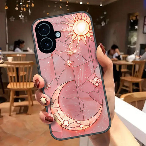 iPhone 17 - Celestial Starry Universe Series - HQ Ultra Shine Premium Infinity Glass Soft Silicon Borders Case