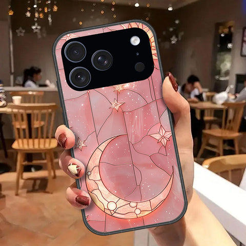 iPhone 17 Pro - Celestial Starry Universe Series - HQ Ultra Shine Premium Infinity Glass Soft Silicon Borders Case