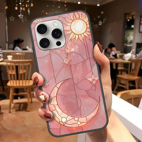 iPhone 16 Pro - Celestial Starry Universe Series - HQ Ultra Shine Premium Infinity Glass Soft Silicon Borders Case