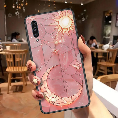Samsung Galaxy A5 2018 Cover - Celestial Starry Universe Series - HQ Ultra Shine Premium Infinity Glass Soft Silicon Borders Case