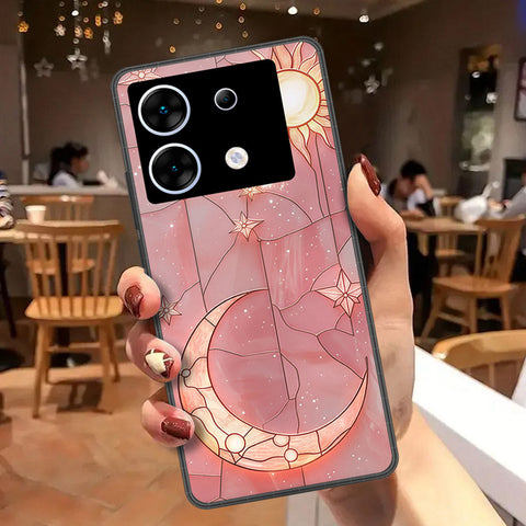 Infinix Zero 30 5G Cover - Celestial Starry Universe Series - HQ Ultra Shine Premium Infinity Glass Soft Silicon Borders Case
