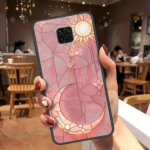 Xiaomi Redmi Note 9 Pro Cover - Celestial Starry Universe Series  - HQ Ultra Shine Premium Infinity Glass Soft Silicon Borders Case