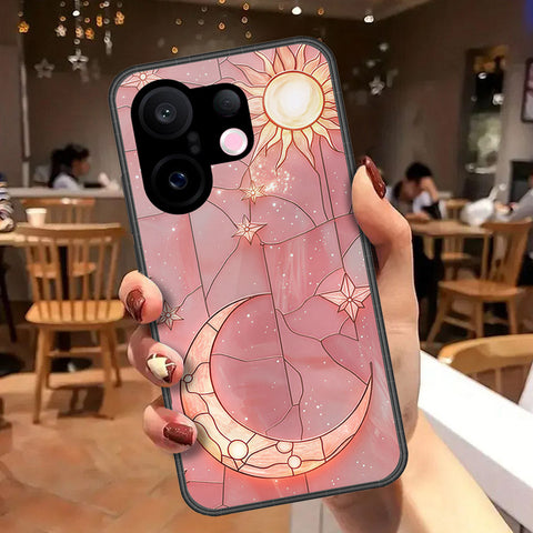 Vivo X200 FE Cover - Celestial Starry Universe Series - HQ Ultra Shine Premium Infinity Glass Soft Silicon Borders Case