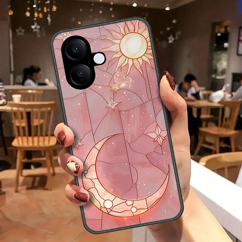 Vivo V40 Lite (IDN) Cover - Celestial Starry Universe Series - HQ Ultra Shine Premium Infinity Glass Soft Silicon Borders Case