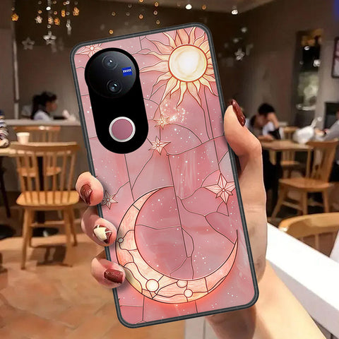 Vivo V50e Cover - Celestial Starry Universe Series - HQ Ultra Shine Premium Infinity Glass Soft Silicon Borders Case